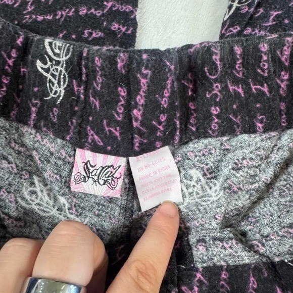 So Cal pink graphic pajama pants y2k vintage grunge skater