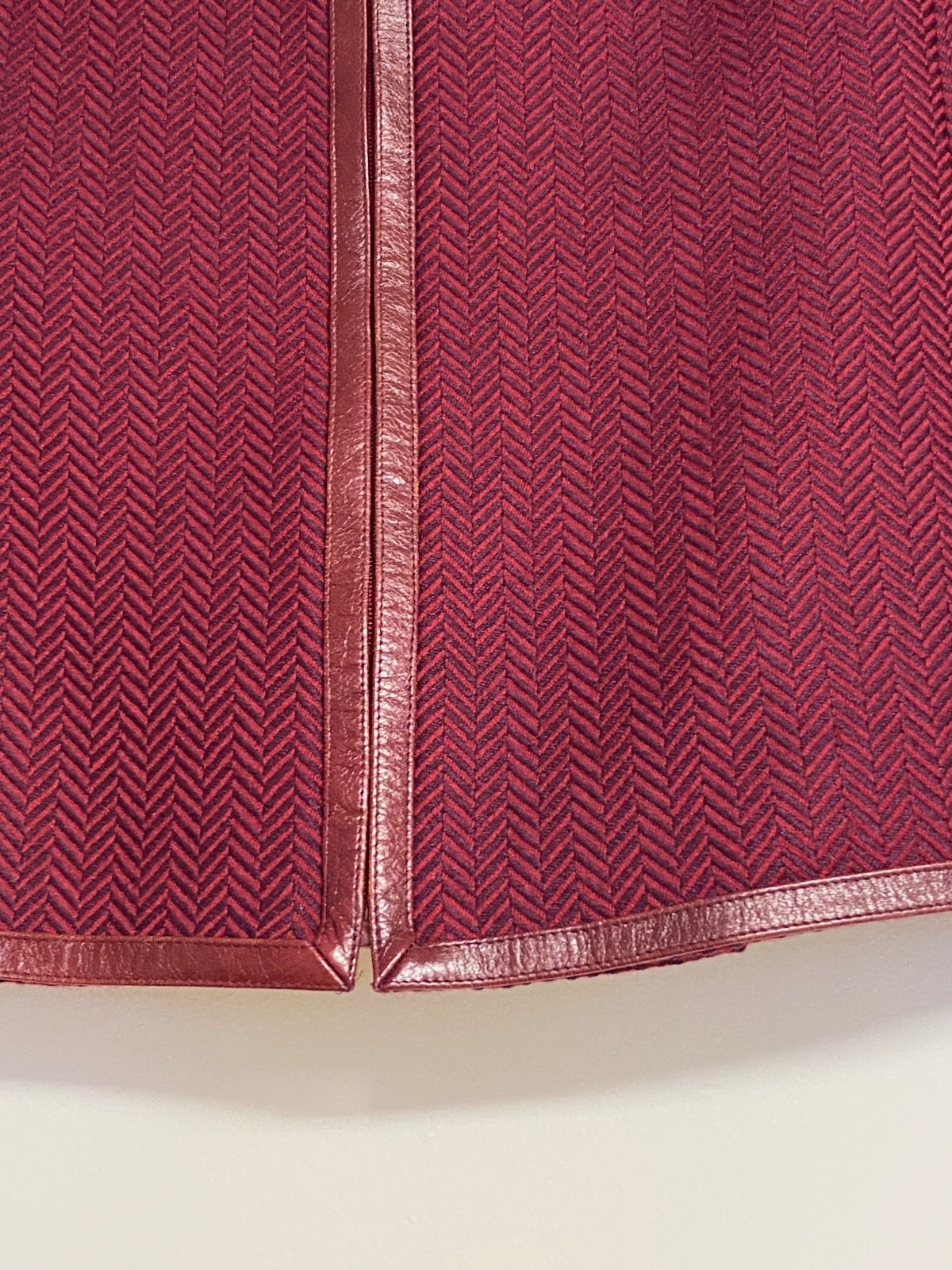 Burgundy Wool Cashmere Sweater Jacket Size 4 Dana Buchman