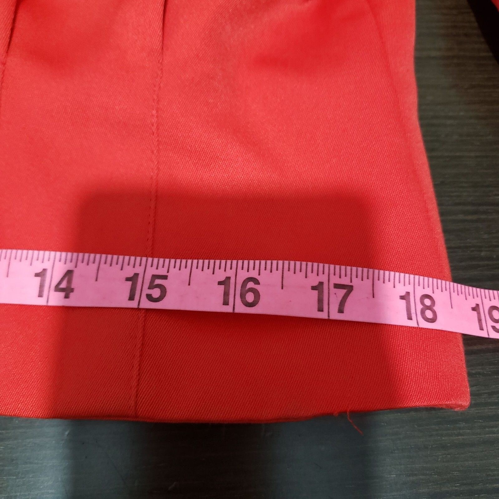 Vtg Mondi Red Wool Blend Cropped Embroidered Jacket Cardigan Germany 44/US L/XL
