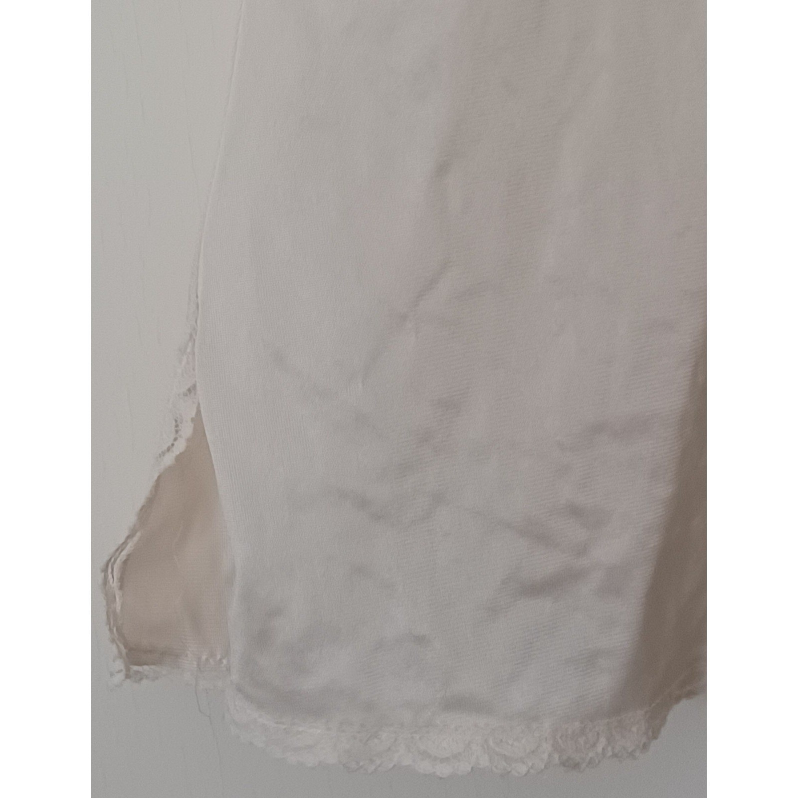Vtg Maidenform Delectables Lace Slip Cami Tank Top Small USA Made Lingerie 70s