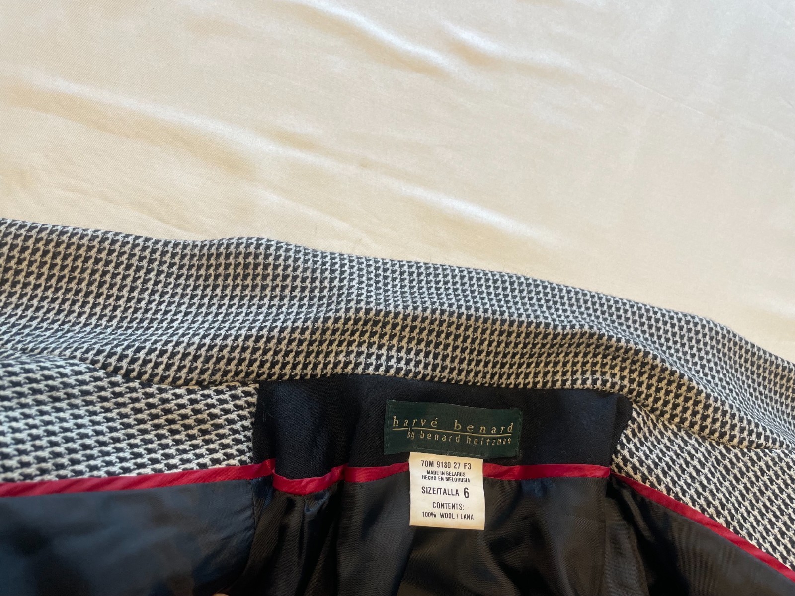 Harve Benard by Benard Holtzman Women’s 100% Wool Blazer Jacket Size 6 Classic