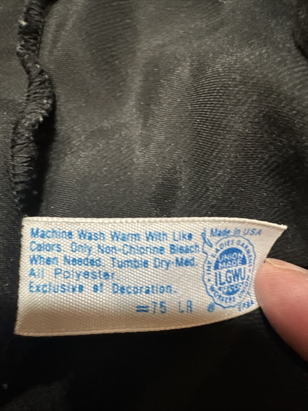 Vintage MAIDENFORM CHANTILLY Black LACE Size 36 Nylon Slip Sleep Polyester