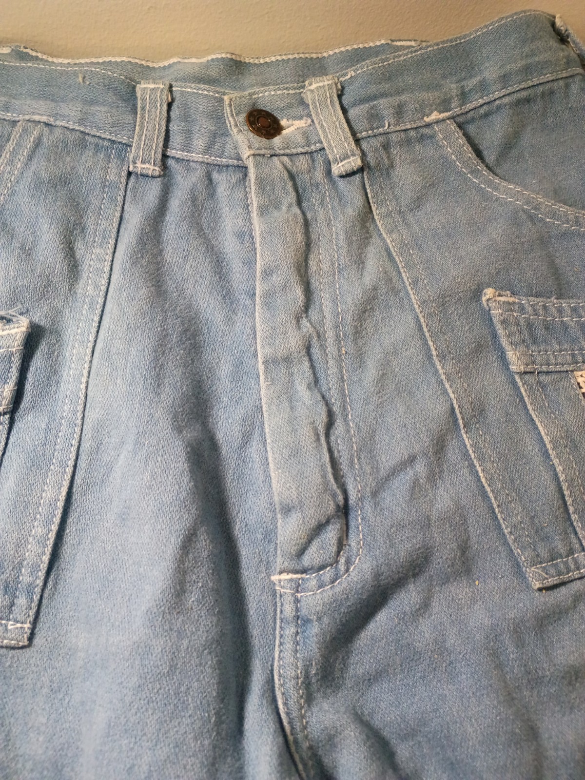 Vintage K-mart Denim Wideleg Jeans 100%cotton Bohemian Groovy Boho 1970s 13/14