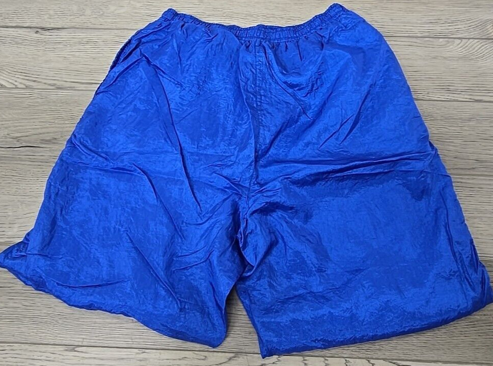 Vtg Basic Rituals Nautical Patriotic Blue Nylon Jacket & Pant Track Suit – Sz L