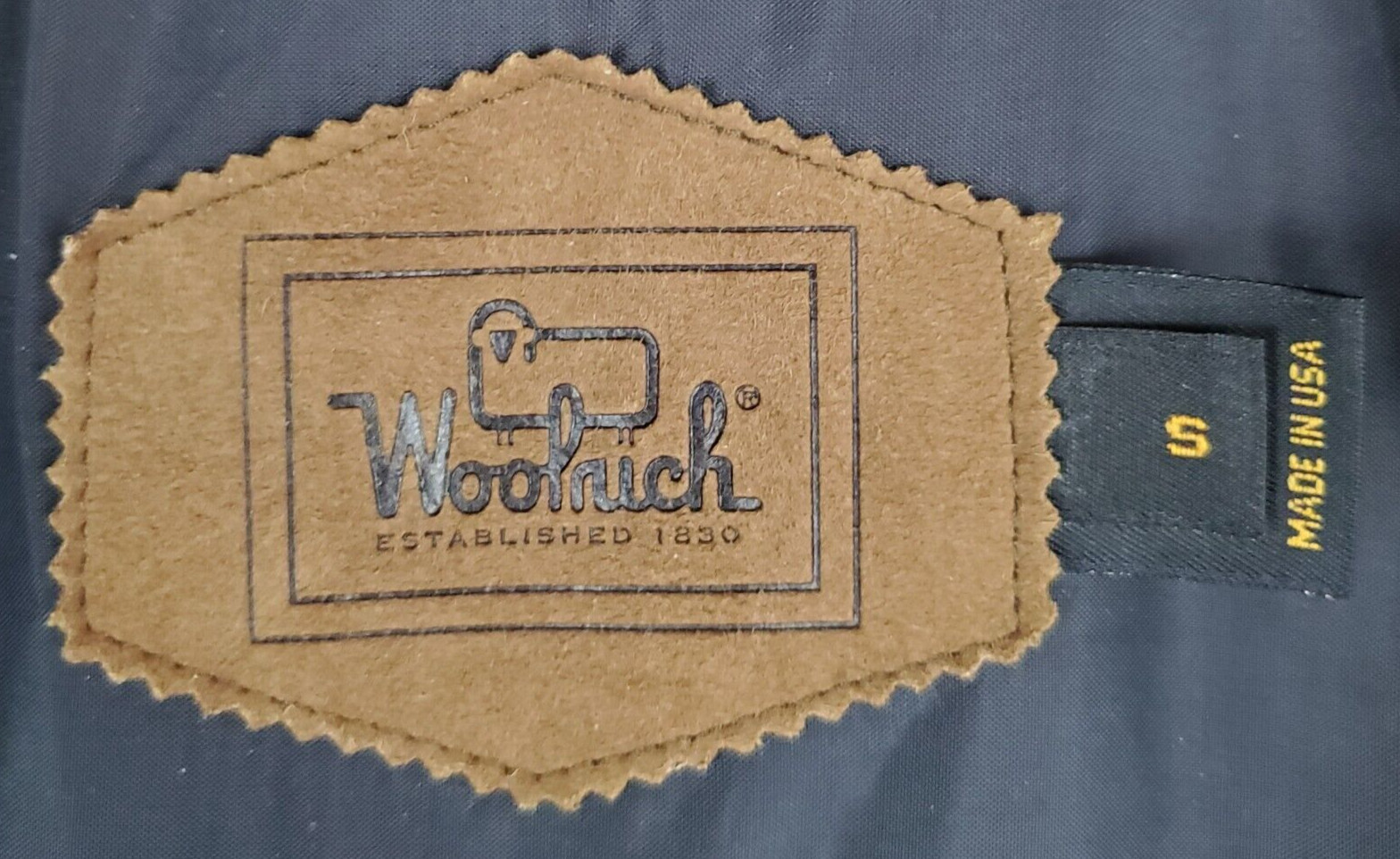 VTG WOOLRICH USA Size Small Womens Wool Aztec Southwest Chore Barn Jacket Coat