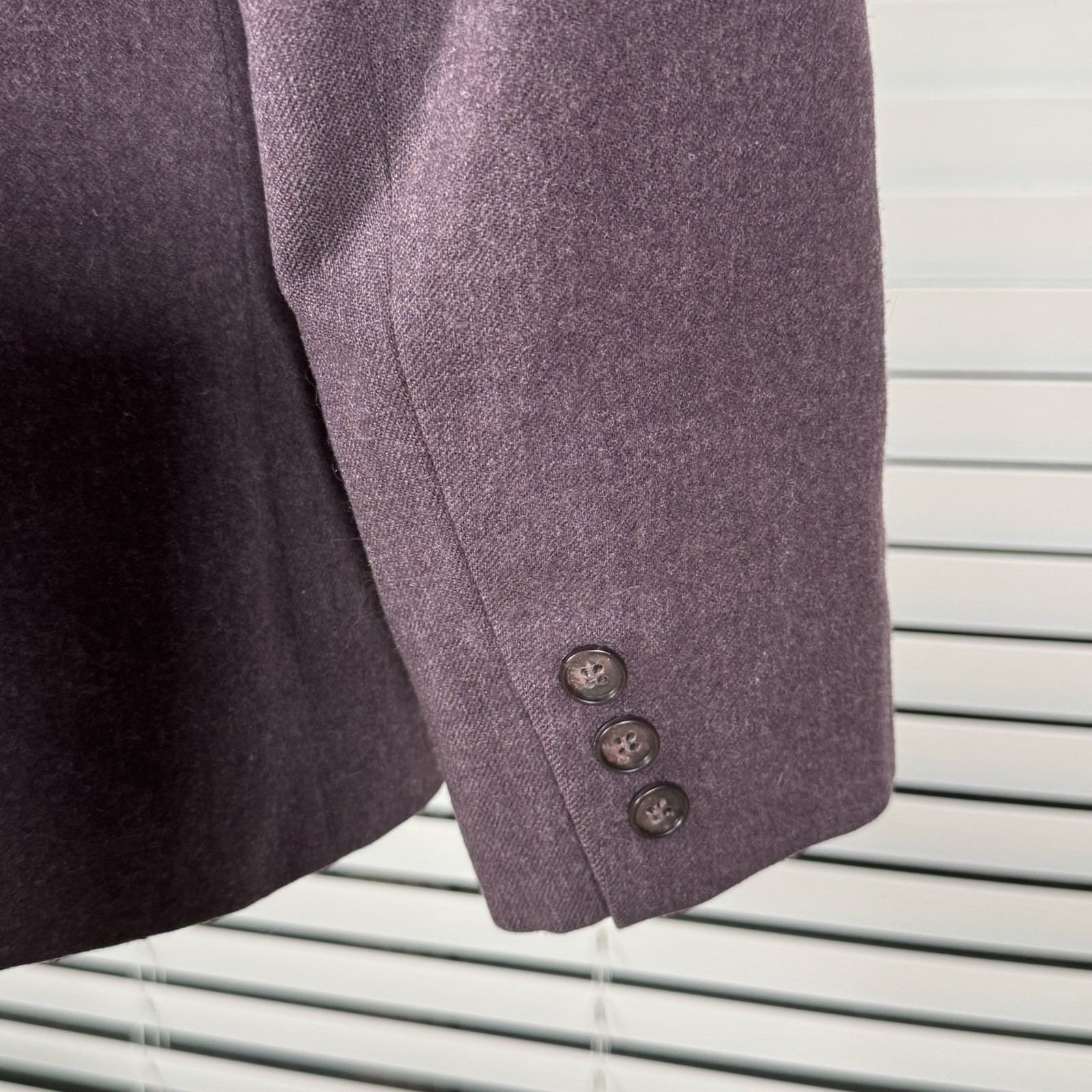 Pendleton Vintage Purple Wool Blazer Size 6 Womens Jacket