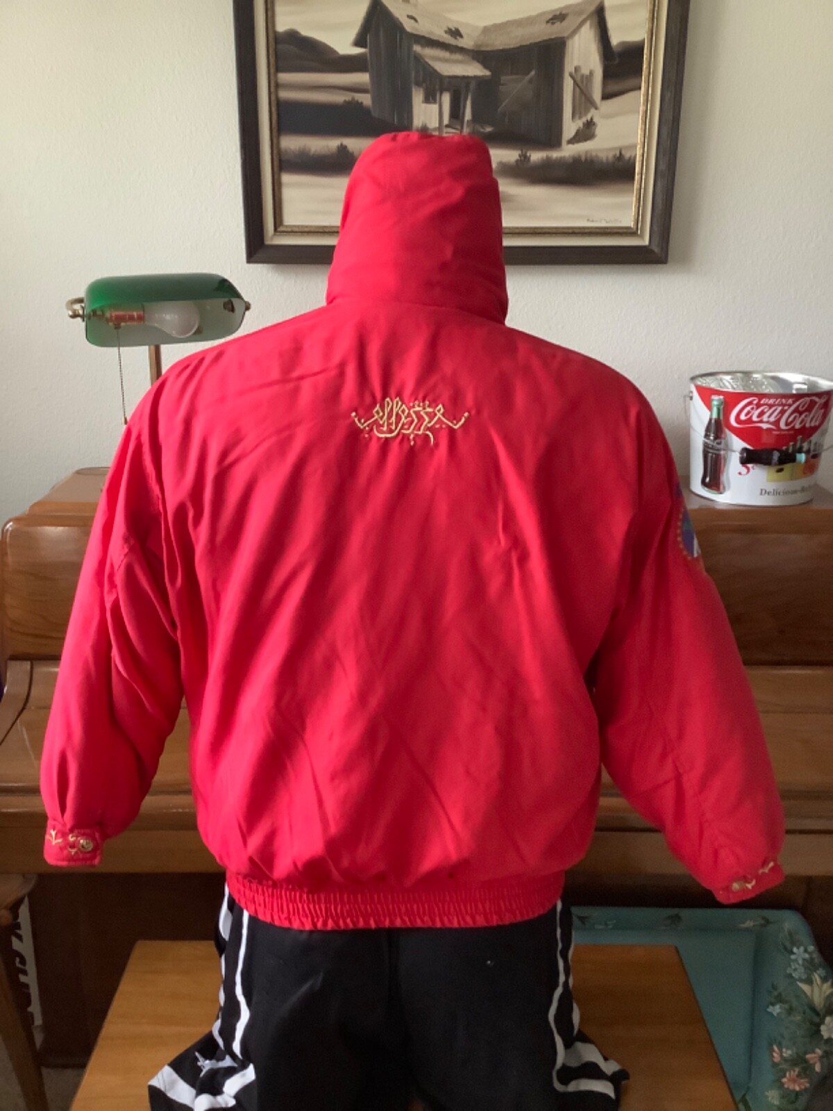 Vintage 80s Womens ELLESSE Ski JACKET Coat SIZE 44 Winter Parka RARE Unisex