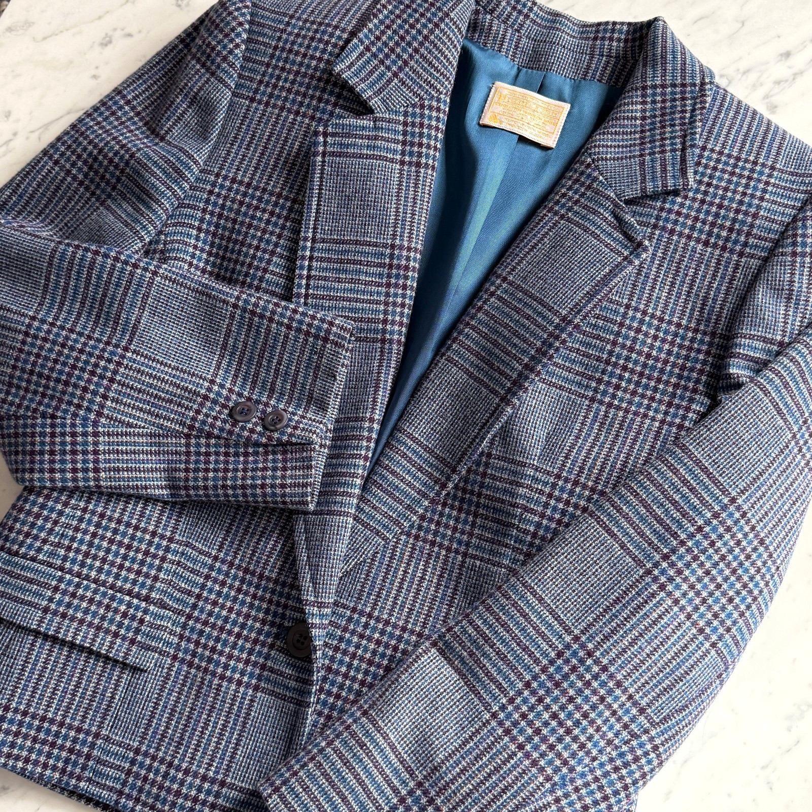 Vintage 1970&rsquo;s Pendleton Virgin Wool Plaid Blazer – Womens 10/Small – ILGWU