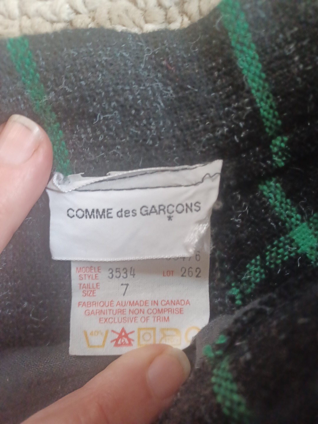 Comme Des Garcons Vintage Wool Pants 7