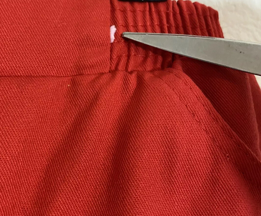Vintage Pants Red Workwear DeeCee Made in USA 1980s Sz 16