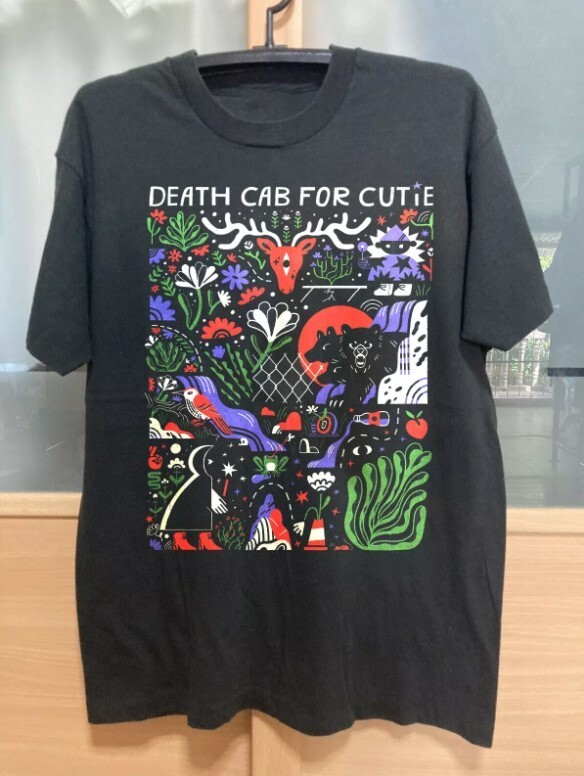 Rare Death Cab For Cutie Band Collection S to 3XL Cotton T-shirt