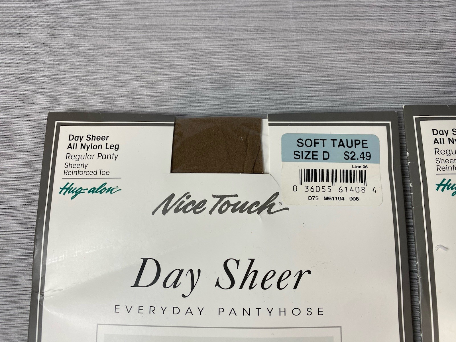 Vintage Sears Nice Touch Day Sheer Regular Panty Everyday Pantyhose Size D