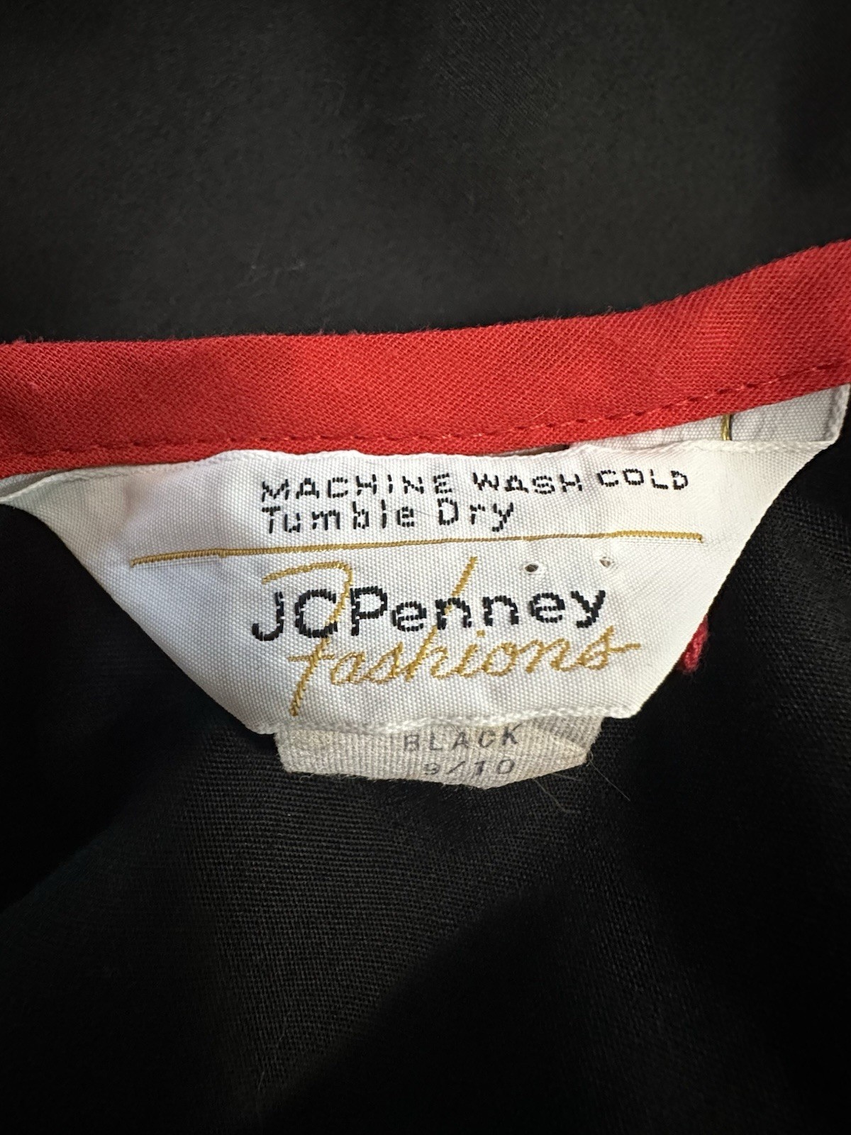 JCPenney Vintage 1983 Catalog Ruffle Sun Dress 80’s Black Sleeveless XS S 0 2 4
