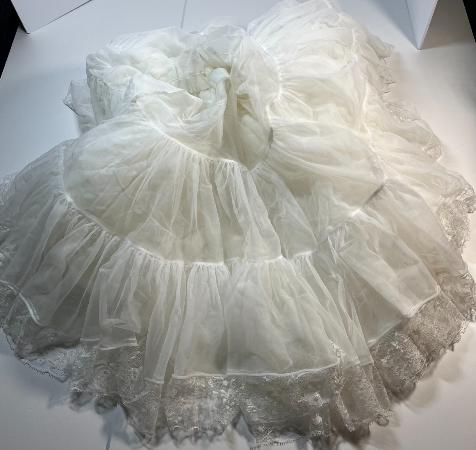 Vtg Partners Please Malco Modes Med Full Petticoat Square Dance Skirt Crinoline