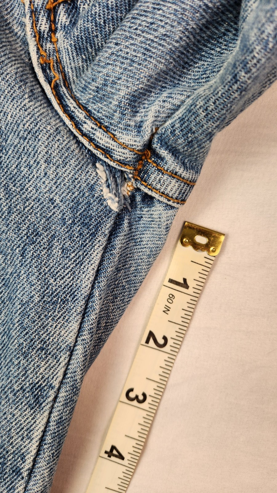 Vintage Bongo Jeans Exposed Button Fly Acid Wash Stone Wash sz5 23 Inch Waist