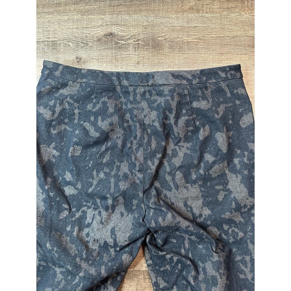 Vintage Womyn Textured Patterned Stretch Denim Pants Size 10 Made in NYC USA