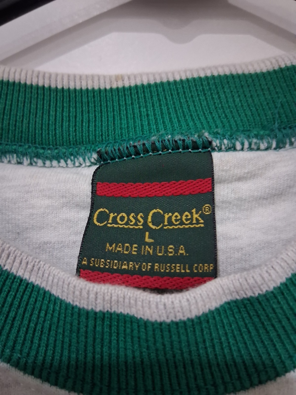 Vintage Cross Creek Christmas Pullover Sweater Large Unisex Adults
