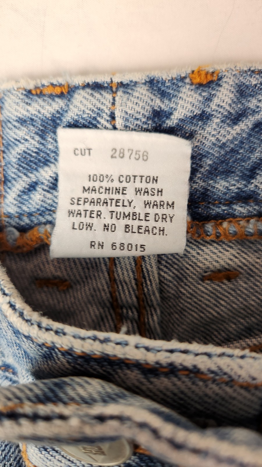 Vintage Bongo Jeans Exposed Button Fly Acid Wash Stone Wash sz5 23 Inch Waist