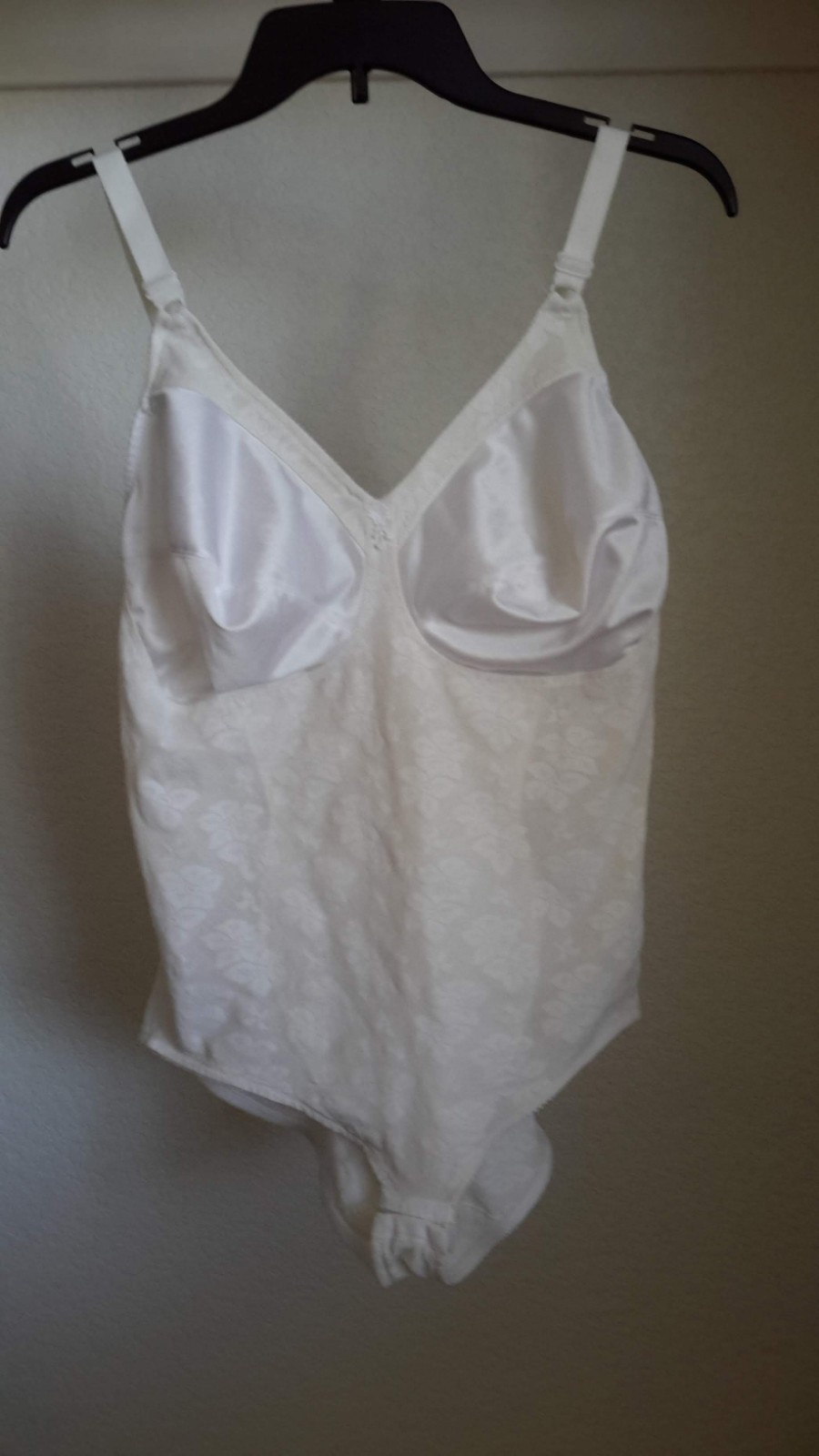 Vintage Exquisite Women Size 40DD Ful-ly White Corset Bustier Bra Body Suit Used
