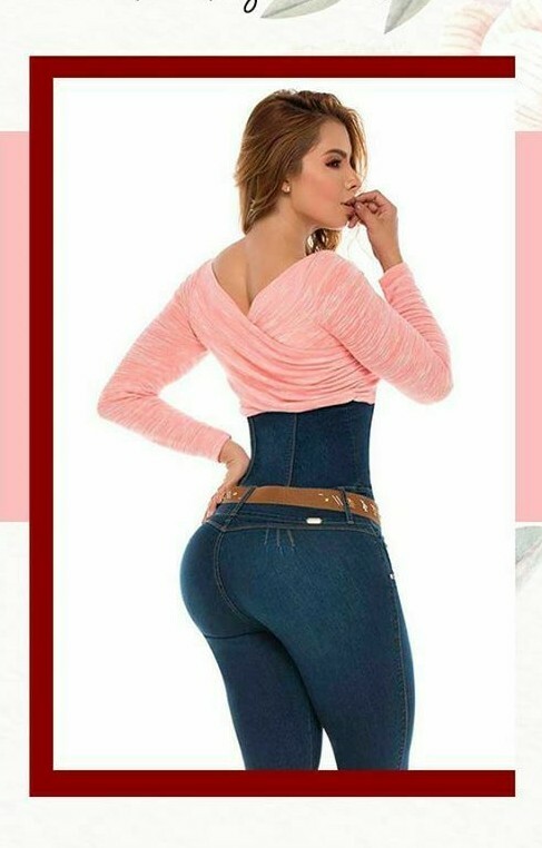 MACONDO JEANS COLOMBIANOS, Butt Lifter Colombian Slimming Sexy Jumpsuit #M3851