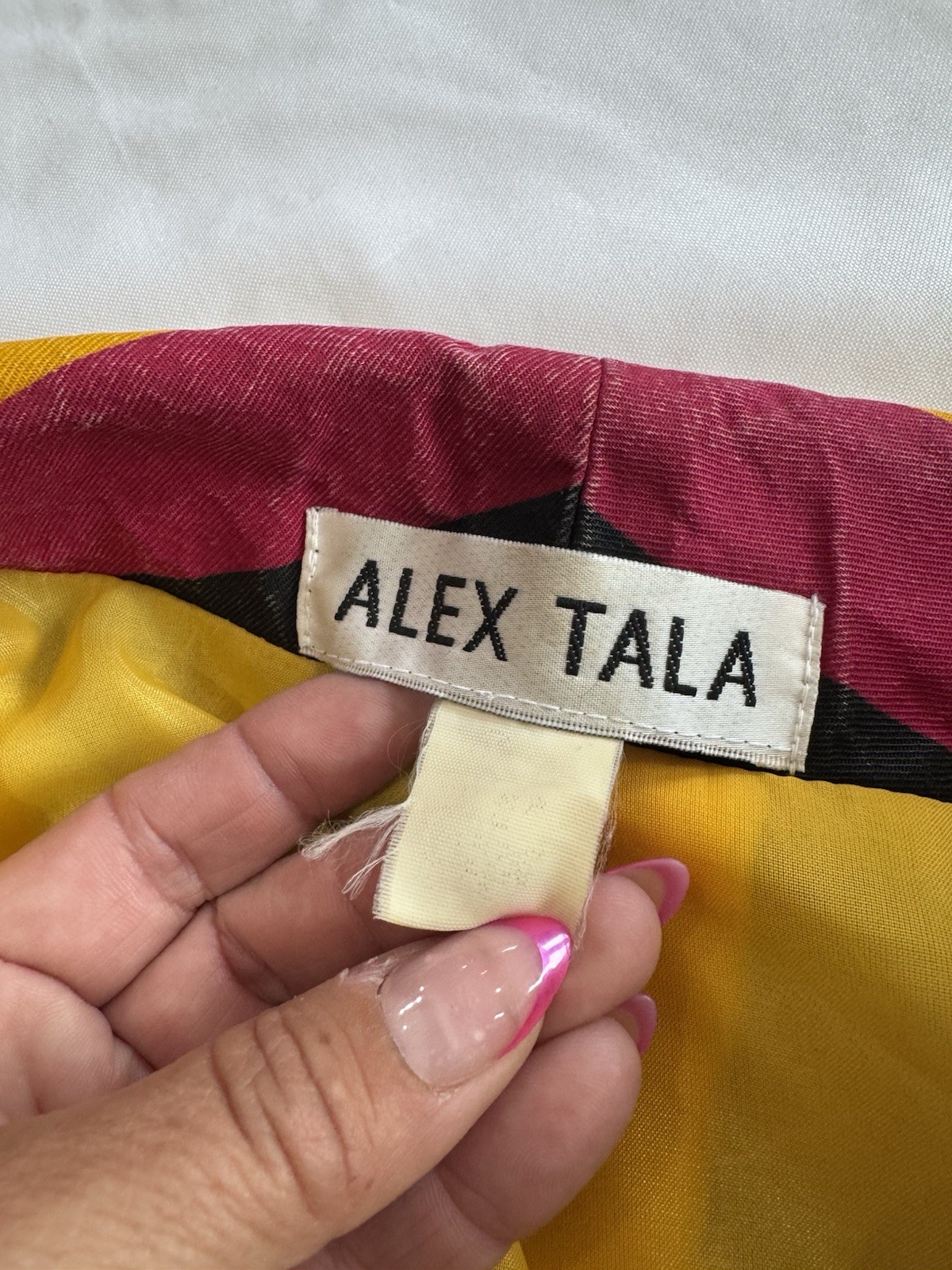 Vintage 80s Alex Tala Striped Rainbow Colourway Blazer Coat Size XL