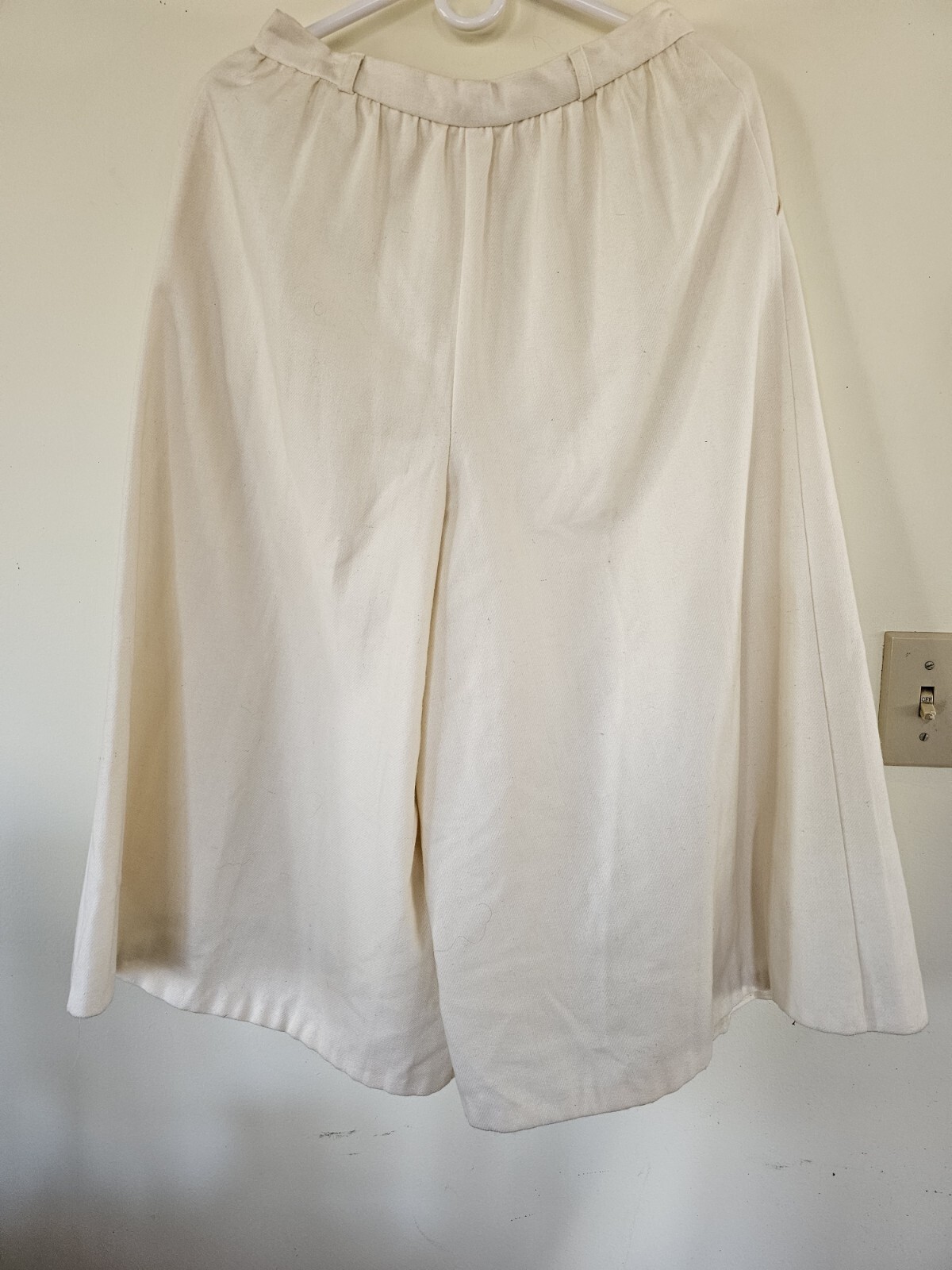 Vtg MJ Concepts In Sportswear Women&rsquo;s Wool Blend Shorts Skirts Sz 13 Ivory