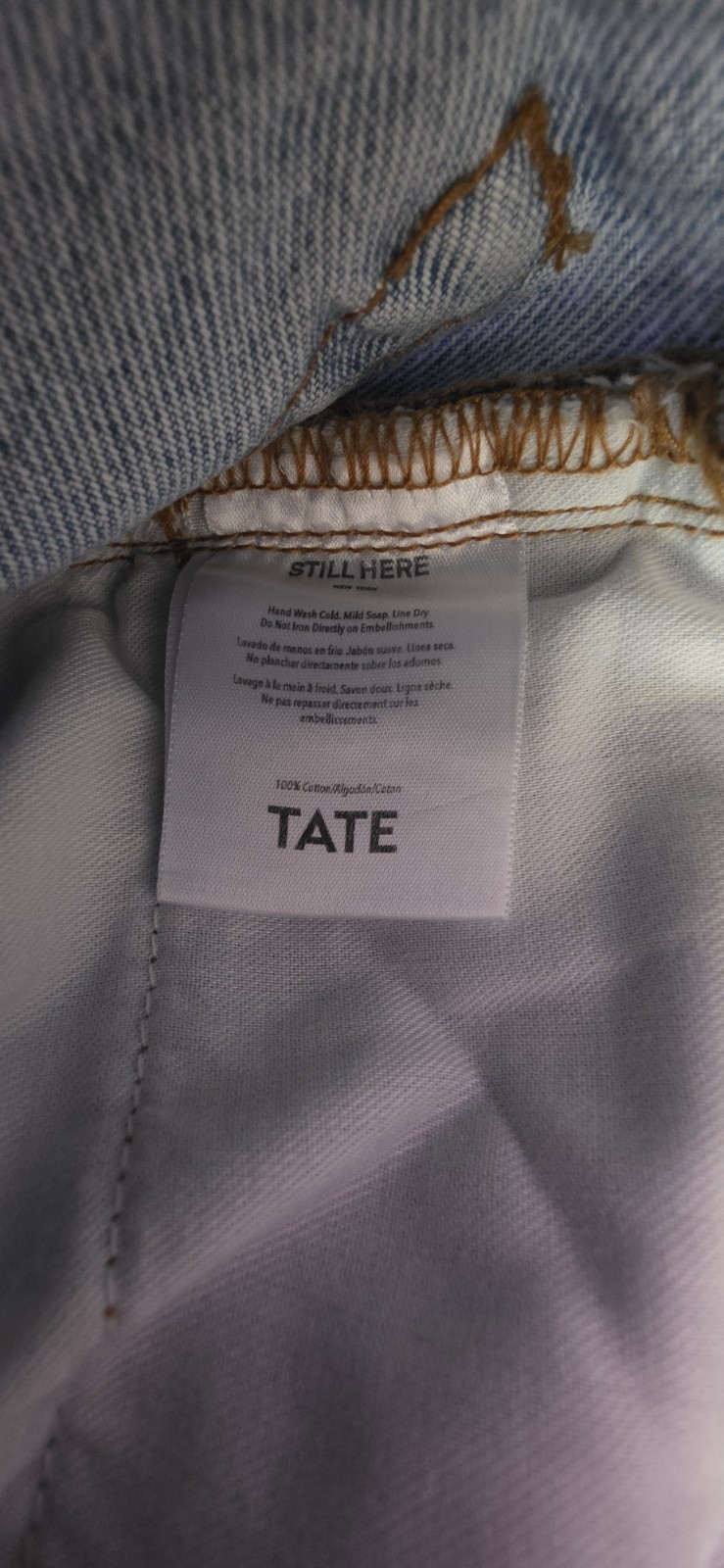 Still Here New Vork Style: Tate Cut (Flagship Classic) Size 28