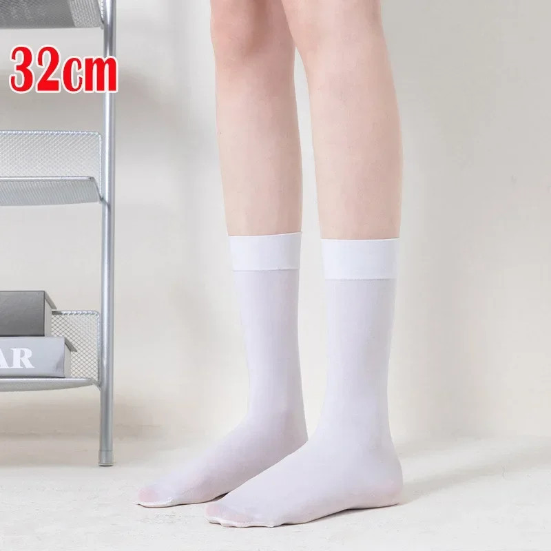 Sweet Thin Stockings for Women Transparent Lolita Thigh High Long Socks Gothic
