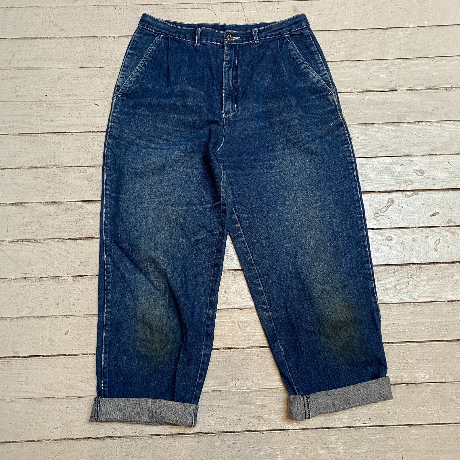 Vintage 1980s BRITTANIA Blue Jeans Denim 33 x 29