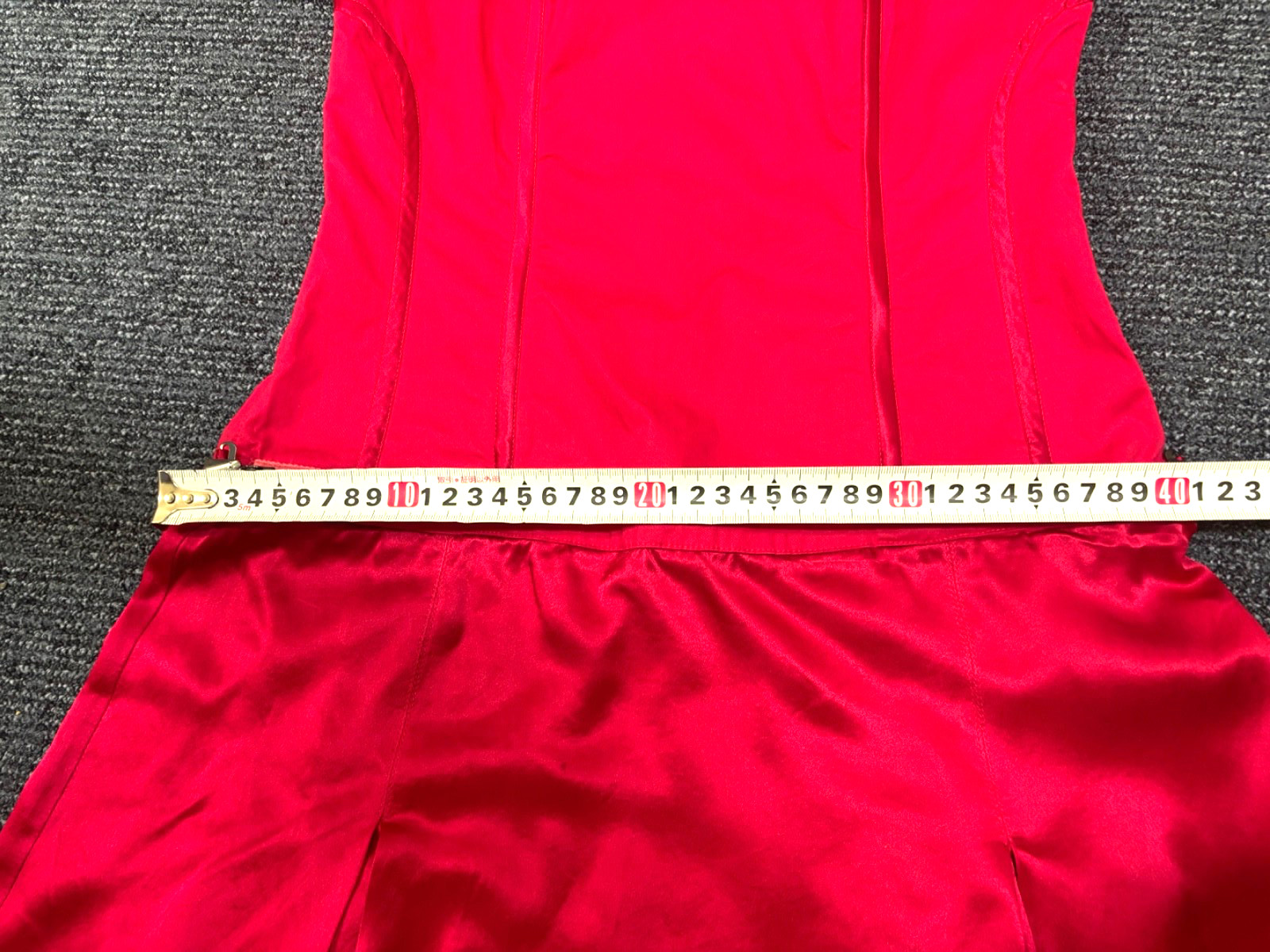 Ted Baker Y2K Gothic Witchy Corset Red Bustier Dress Dark Feminine S