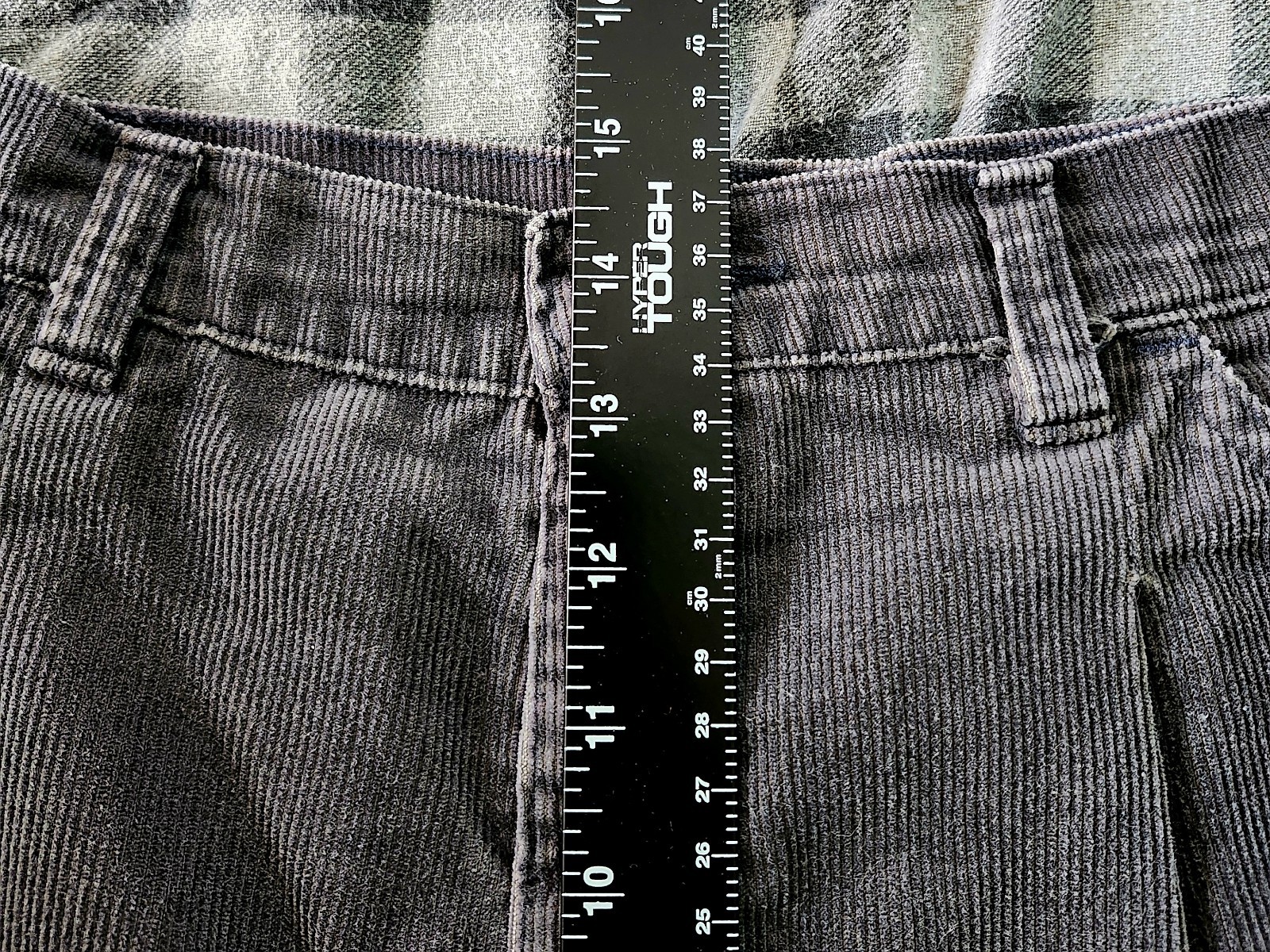 Sears Womens Vintage Gray Corduroy Pants Size 16