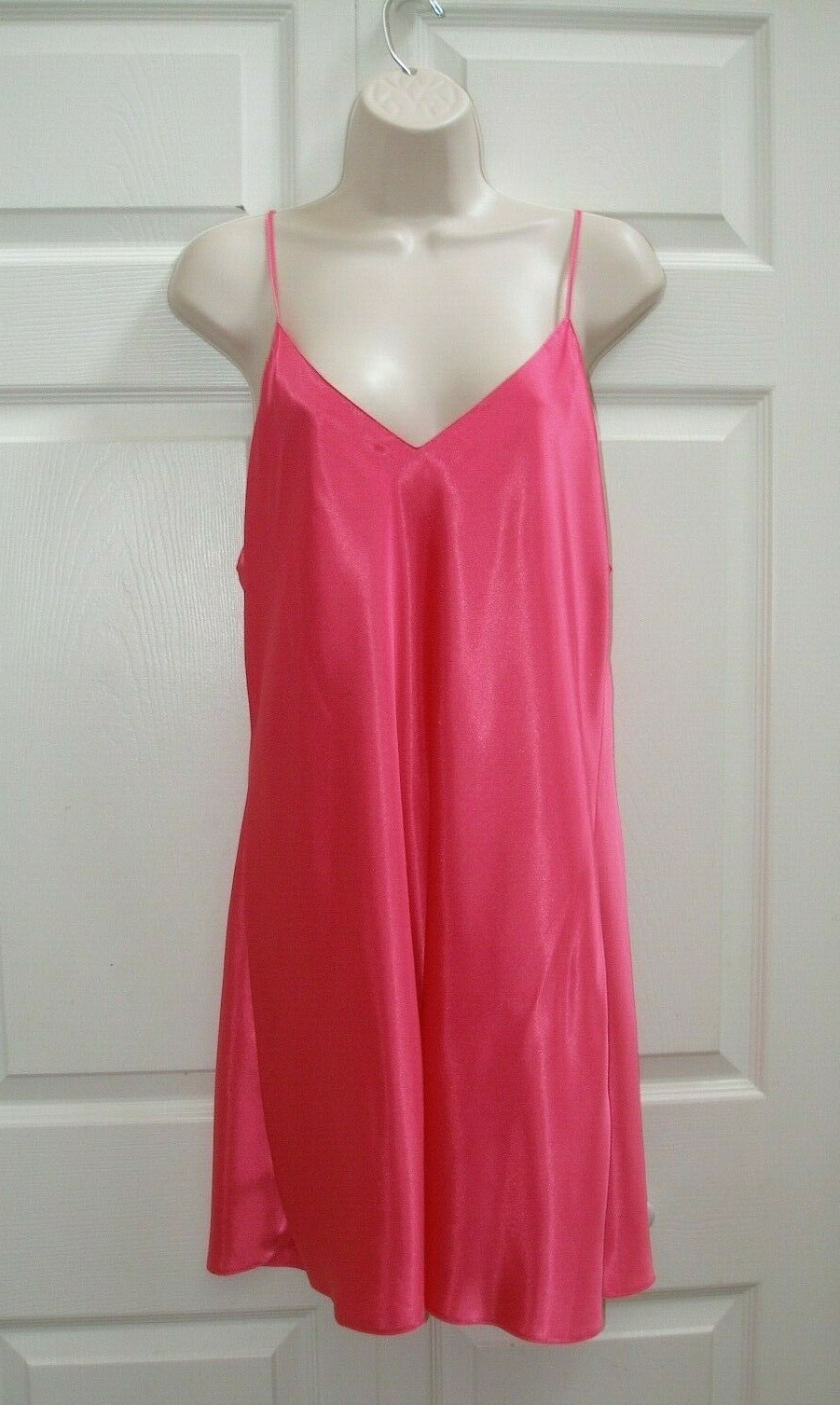 Women&rsquo;s Large Nightgown Vintage Fuchsia Pink Apricot Blended Color Sleeveless
