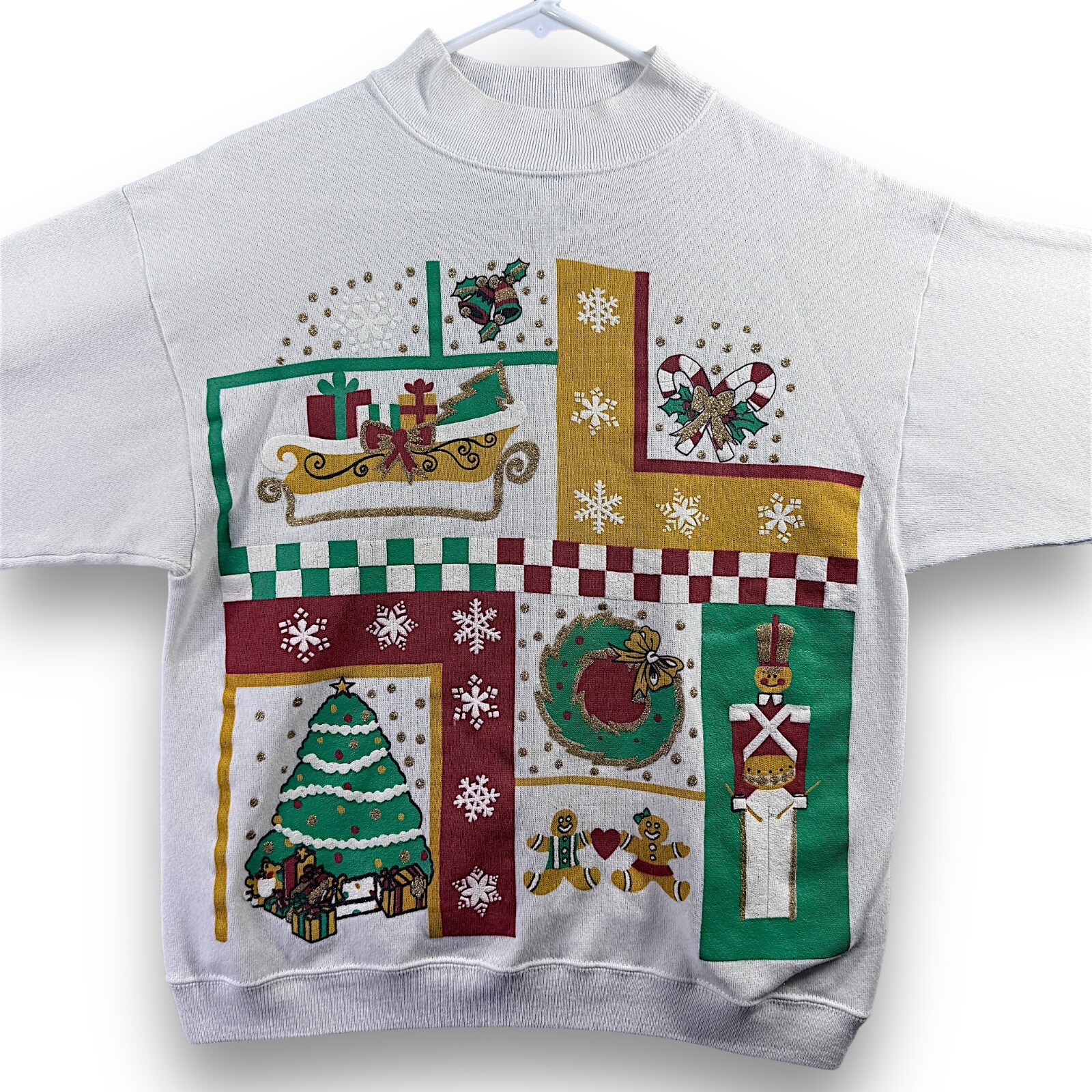 Vintage Hanes Christmas Crewneck Sweatshirt Women’s M Medium Large 90s Holiday