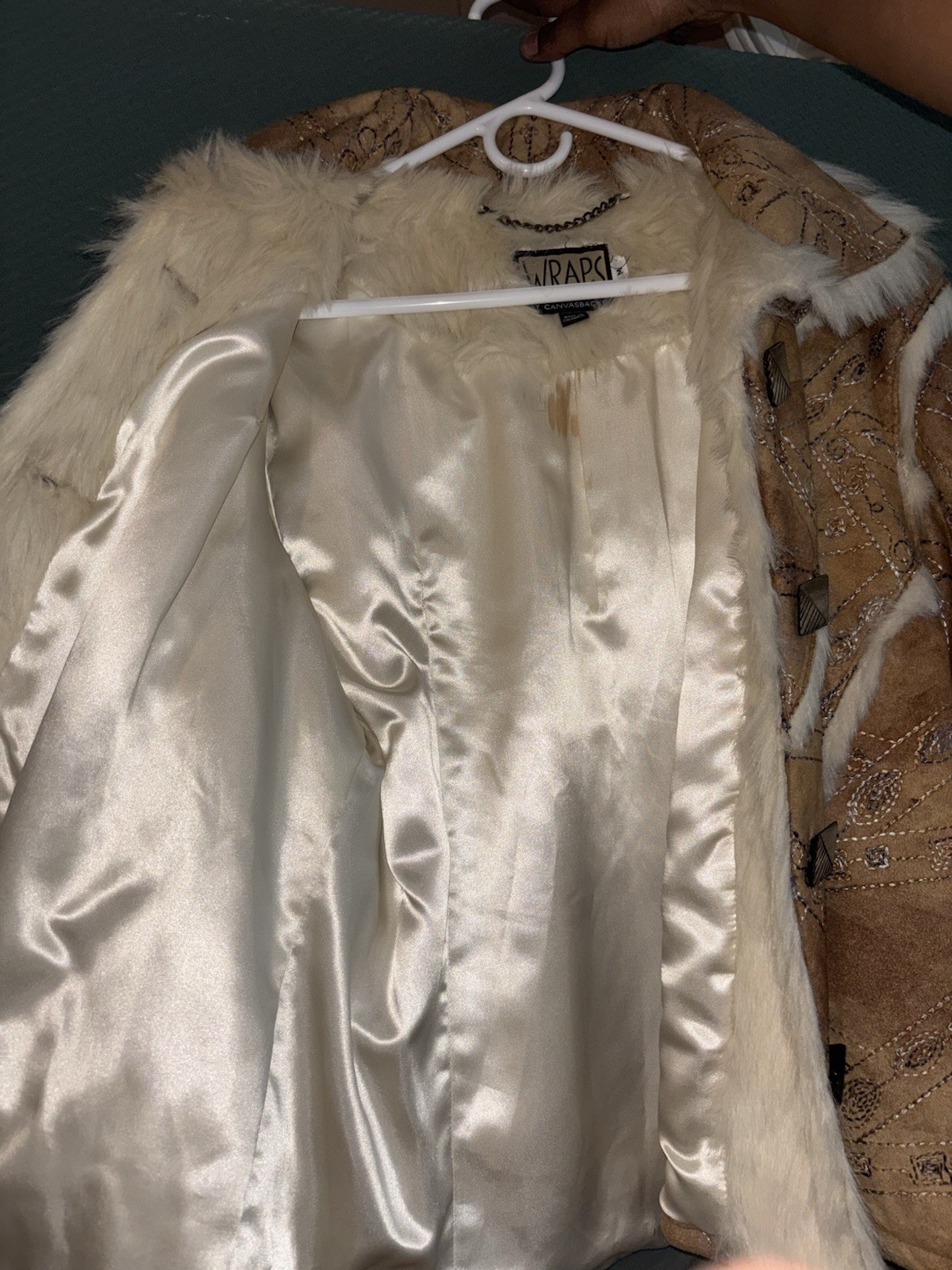 Wraps By Canvasback Vintage Brown Jacket Size Medium Made In Colombia