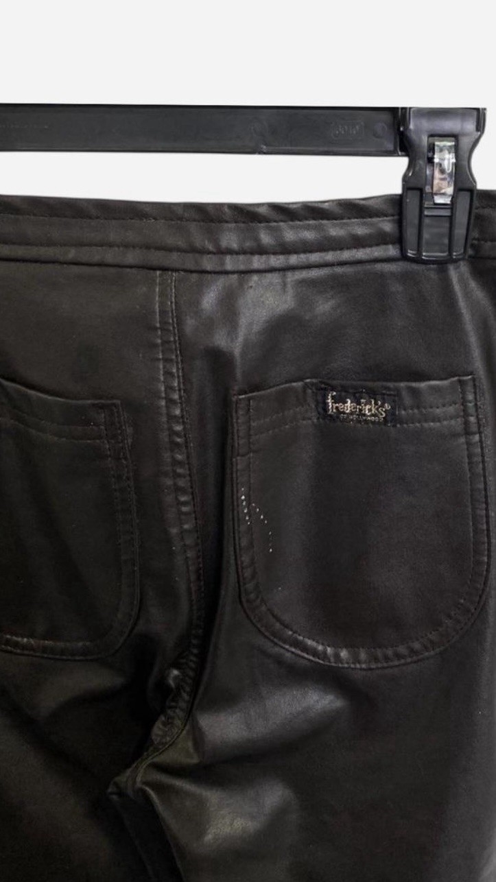 Rare Vintage Frederick’s Of Hollywood Black Vinyl Disco Pants