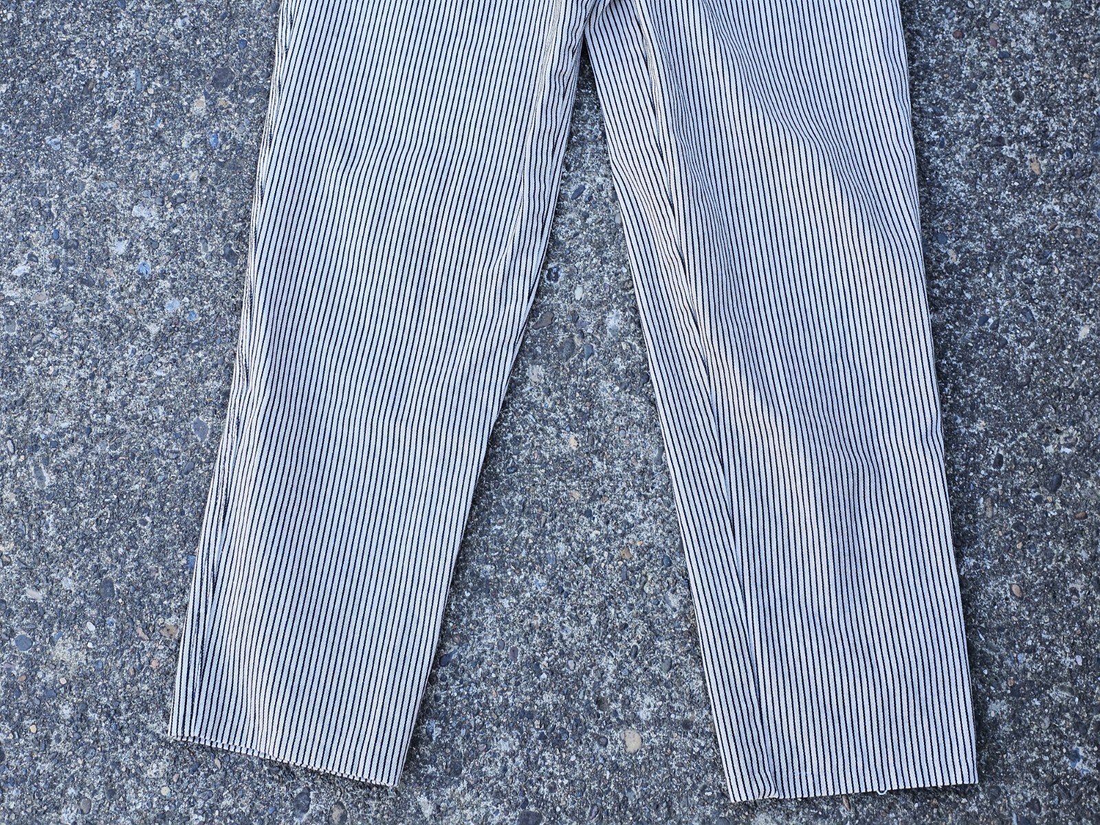 Vintage Blaze Riding Gear Western Jeans in black white pinstripes Size 13/31