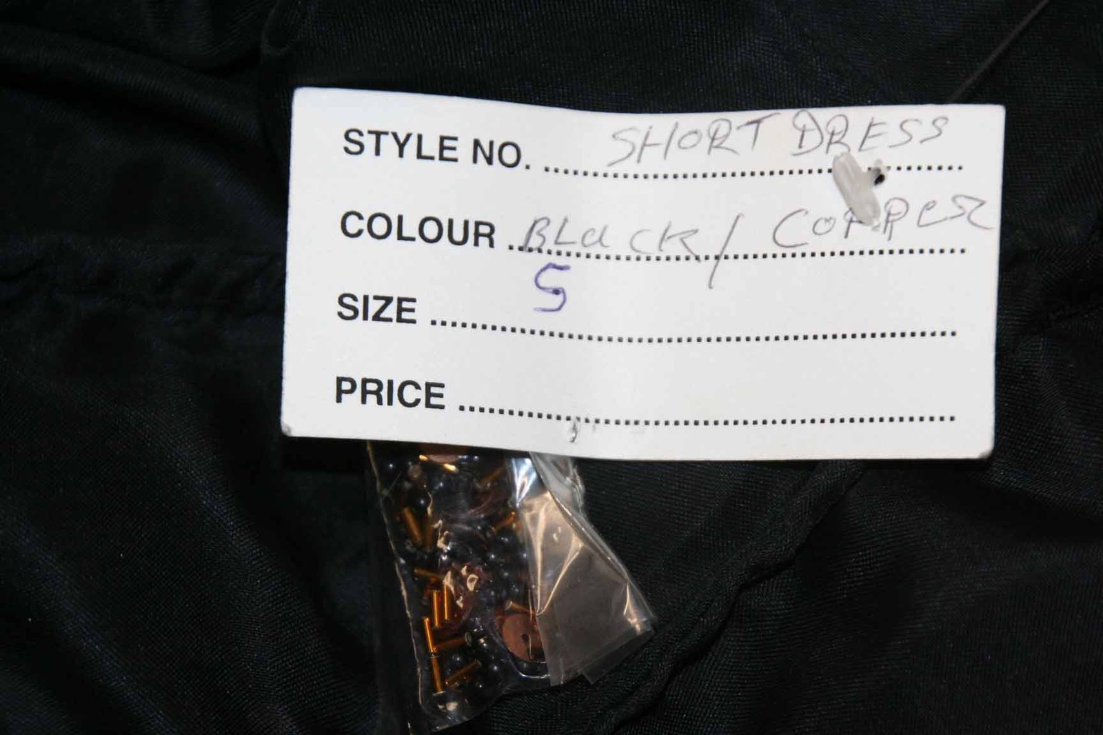S NOS VTG 1980s Dress Copper Sequin Beaded Party Silk Strappy Prom NWT LOPEZE