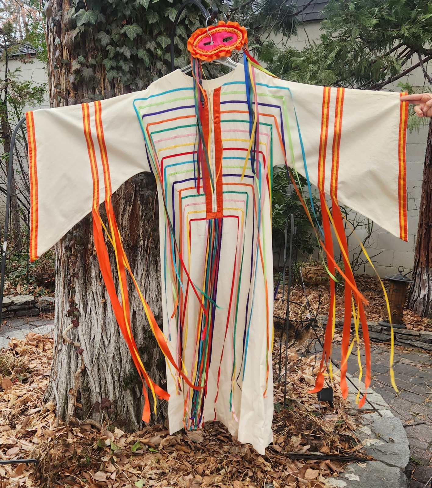 Mardi Gras Party Dress And Mask Size M
