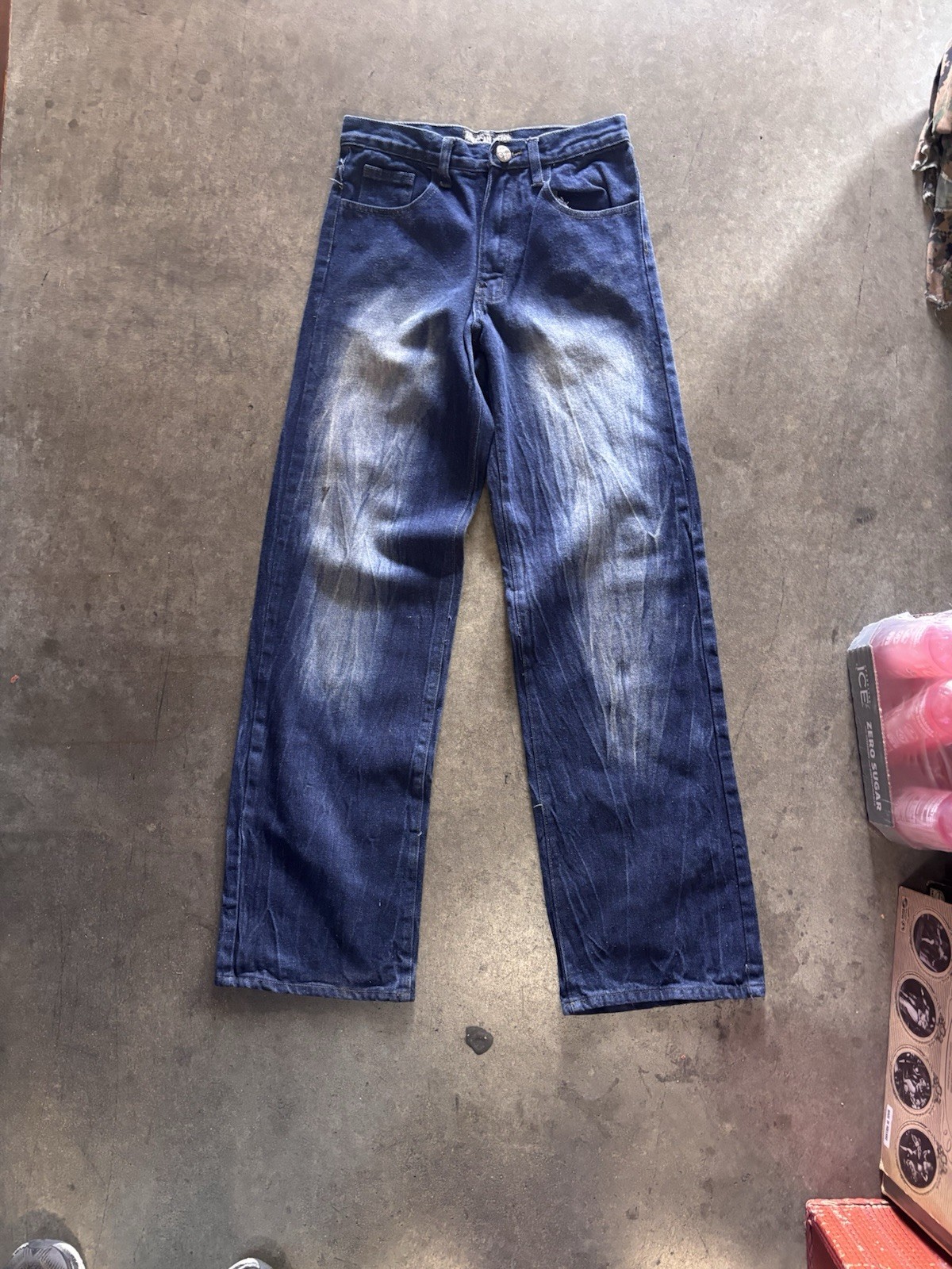 Vintage Baggy 90s American Texas Brand Denim jeans size 26 Wide Leg Baggy