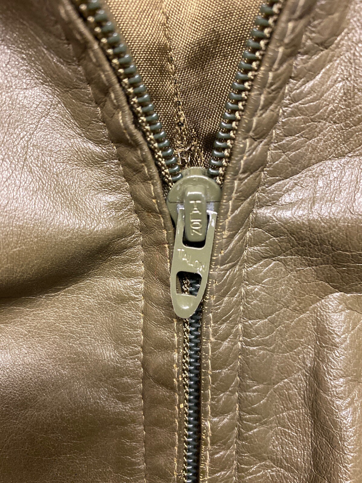 VTG 70s 80s ANN TAYLOR LEATHER JACKET SIZE 9/10 Talon Zipper *See Description*