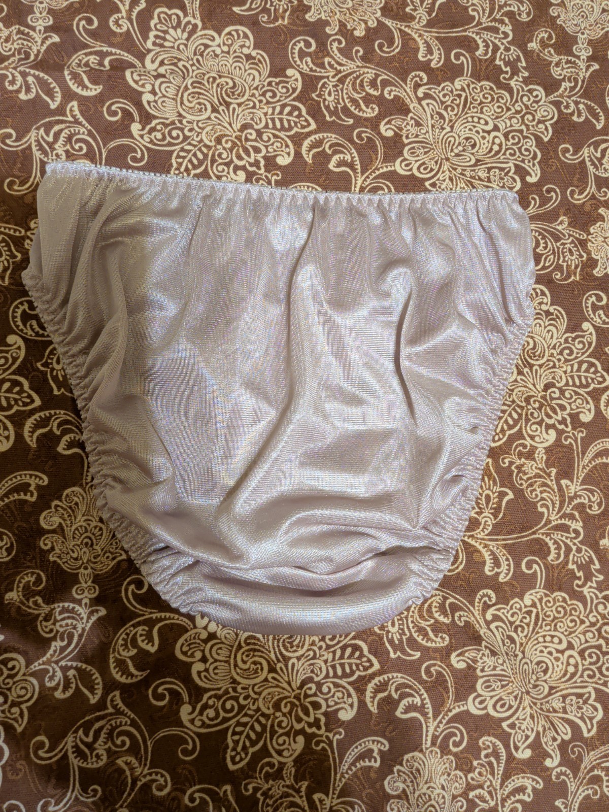 Vtg Satin Brief Panties Size S/M