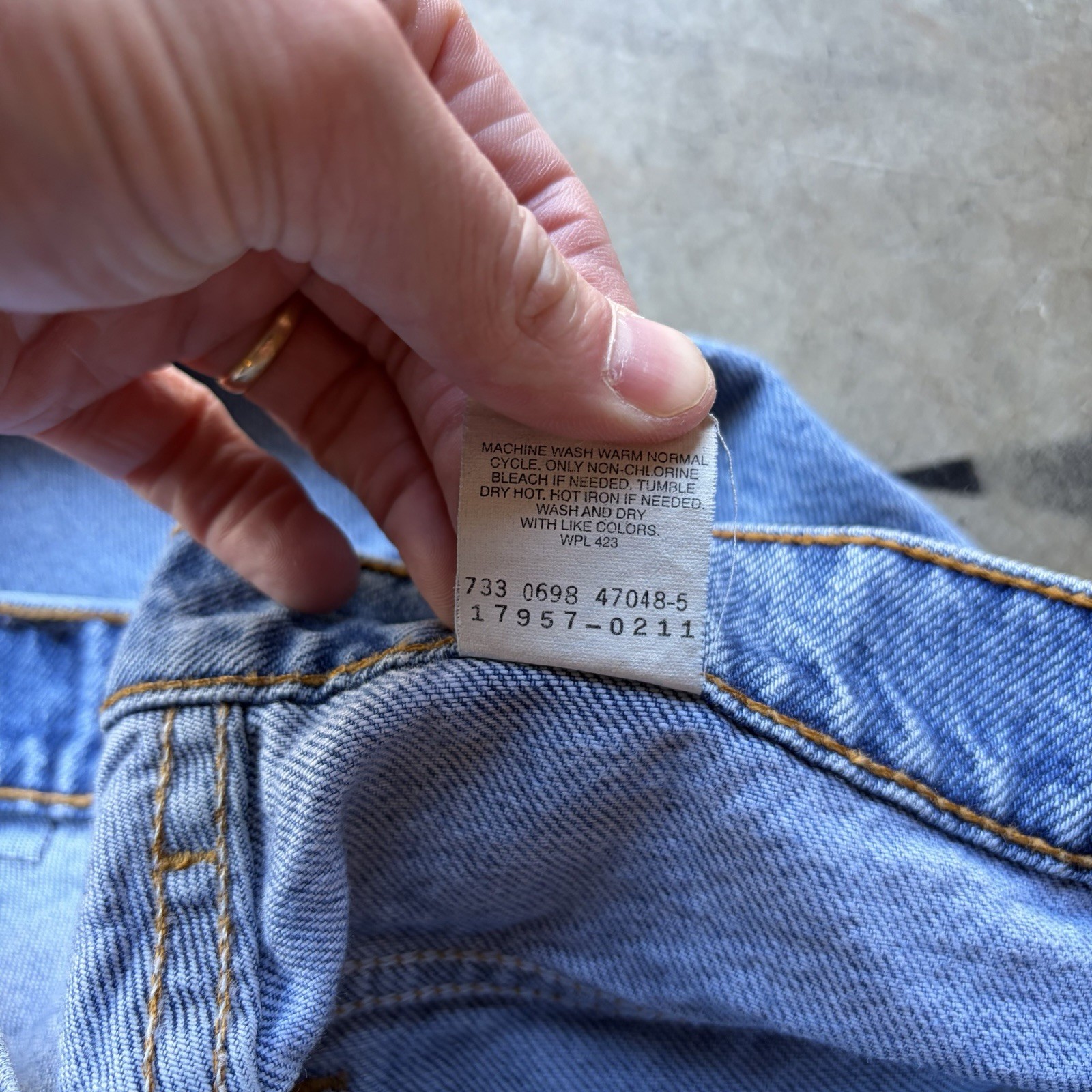 Vintage 90s Levi’s L2 Silver Tab Flare Jeans Sz 11 30×31