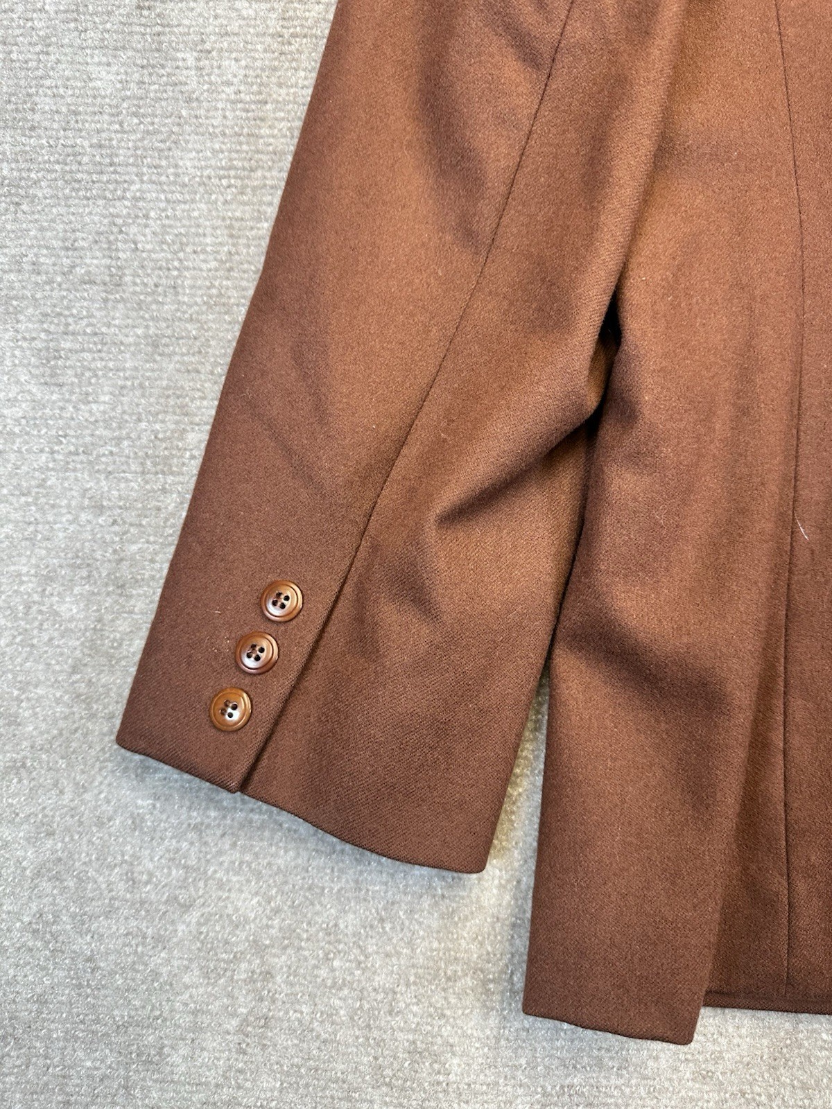 VTG 70s Pendleton 100% Wool Suit Brown (copper) Sz 14