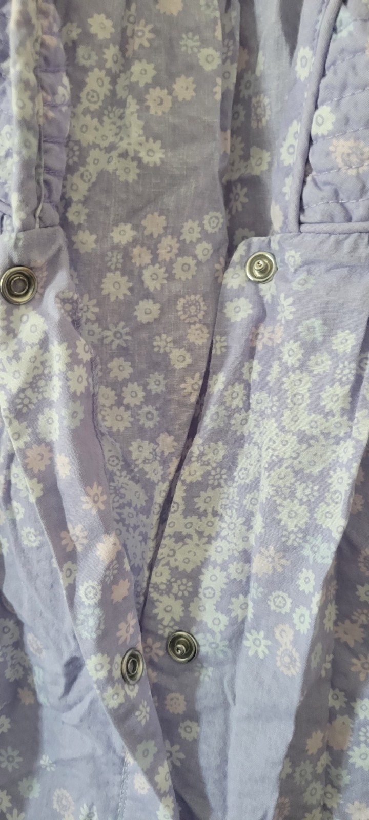 VTG Women&rsquo;s Simply Basic Robe/House Coat Plus Size 3X Snaps Short Sleeve Purple