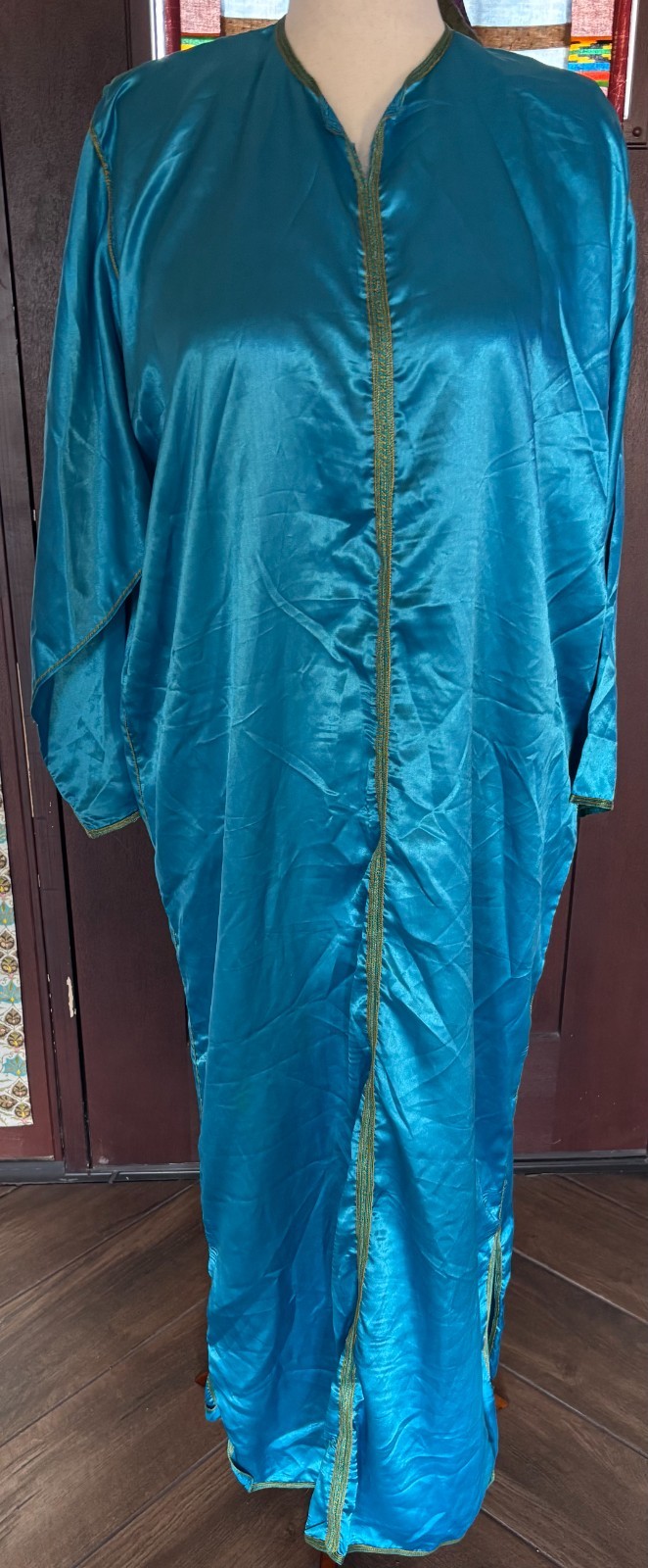 Vtg mid 60&rsquo;s – 70&rsquo;s 2pc Moroccan Caftan Set Sz M-L