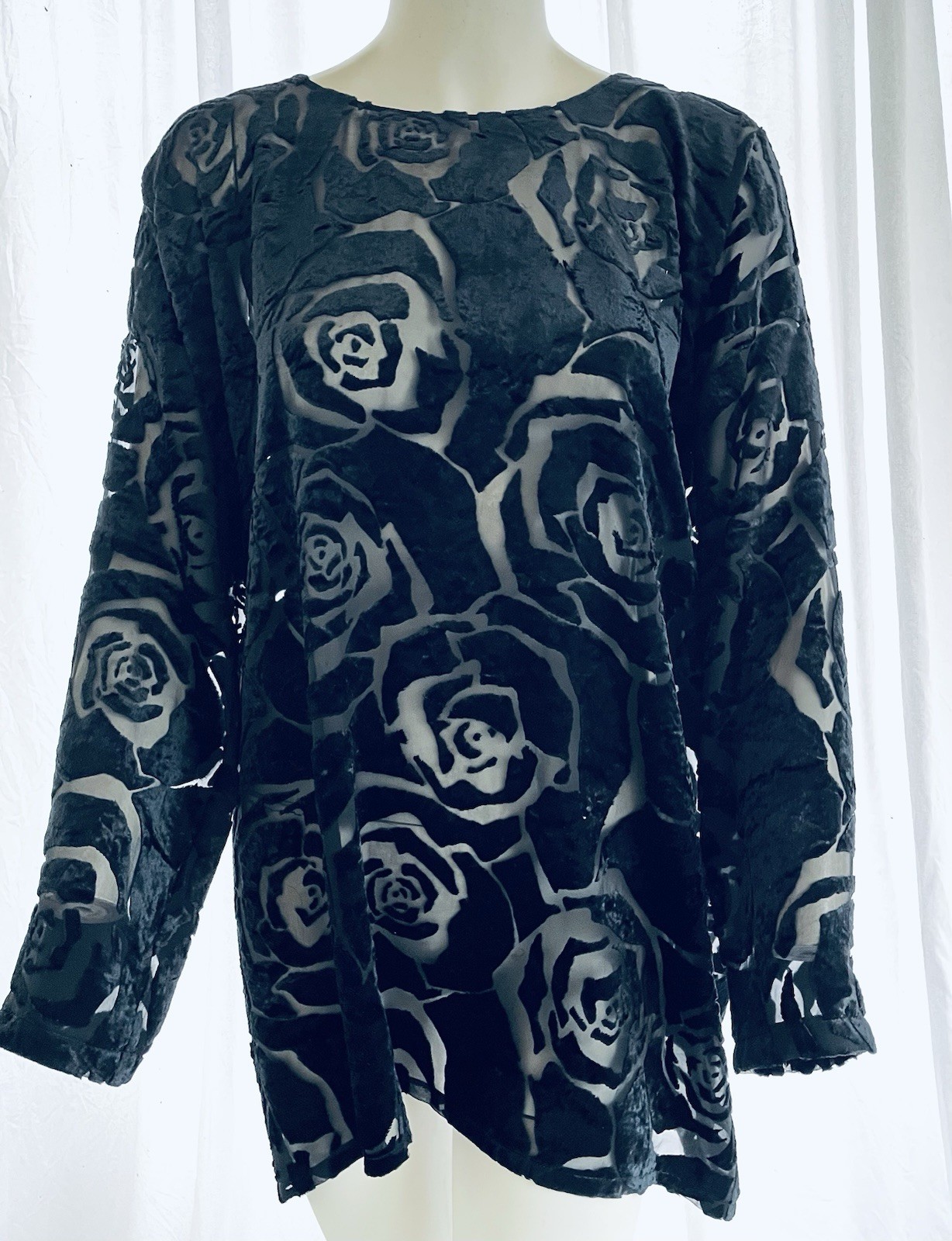 Comme Des Garçons 2012 Junya Watanabe Devore Velvet Mini Dress