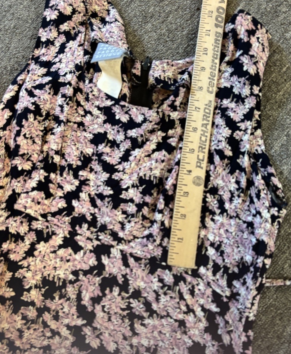 Vintage 90’s Rabbit Rabbit Rabbit Designs Floral Dress & Short Sleeve Top Set