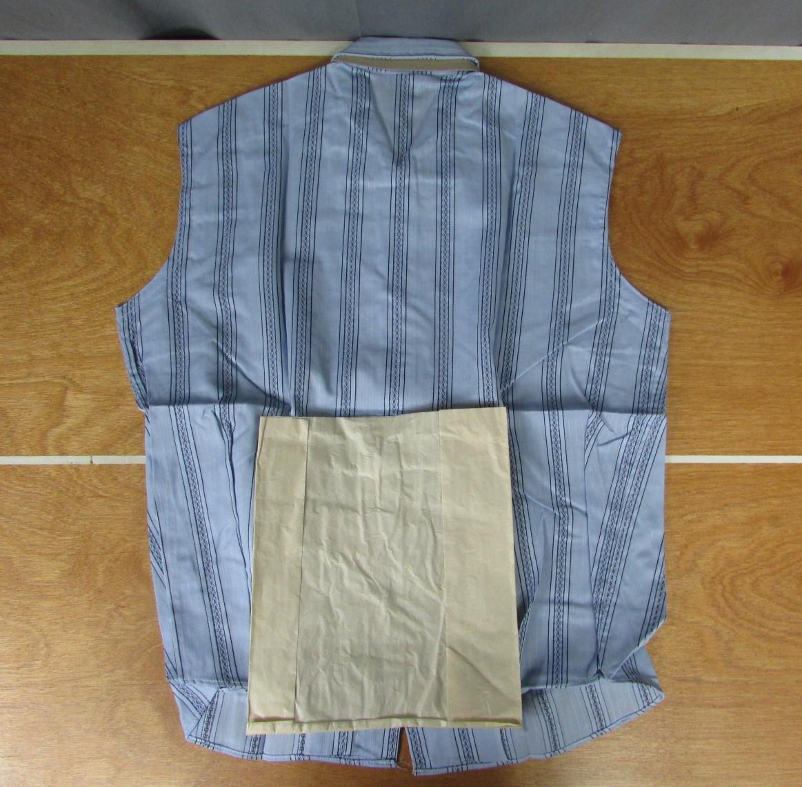 Vintage 1960s Lady Colonial NOS Top Loop Blouse Top Sleeveless Shirt CHM Fabric