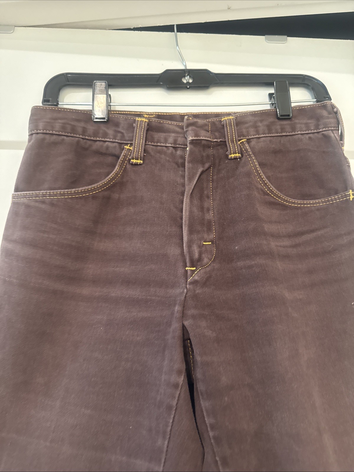 Vintage Brown Flare Leg Pants/Jeans See Description