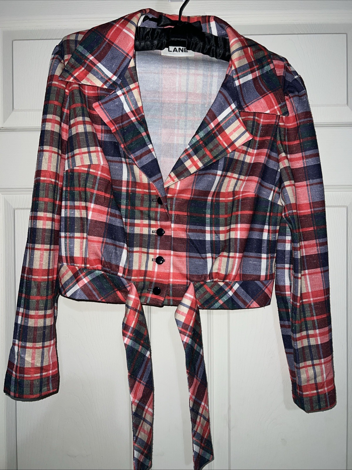 MELISSA LANE long sleeve long sleeve crop top vintage size M